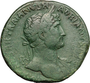 obverse: Hadrian (117-138).. AE Sestertius, 119-122