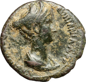 obverse: Sabina, wife of Hadrian (died 137 AD).. AE As, 128-136