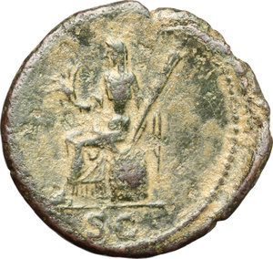 reverse: Sabina, wife of Hadrian (died 137 AD).. AE As, 128-136
