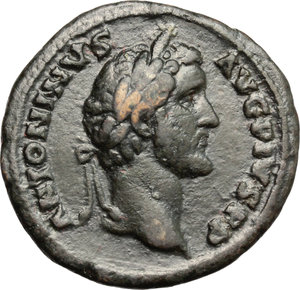 obverse: Antoninus Pius (138-161).. AE As, 139 AD