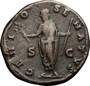 reverse: Antoninus Pius (138-161).. AE As, 140-144