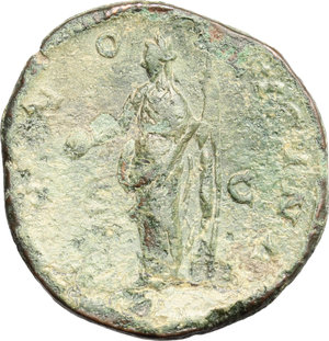 reverse: Crispina, wife of Commodus (died 183 AD).. AE Dupondius, 178-191