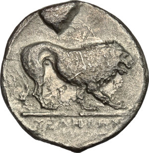 reverse: Northern Lucania, Velia. AR didrachm, 390-250 BC