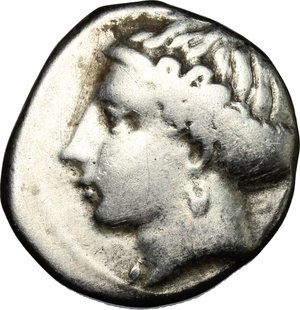 obverse: Southern Lucania, Metapontum. AR Stater, 400-340 BC