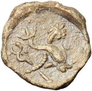 obverse: Uncertain mint. PB Tessera, 5th-4th century BC