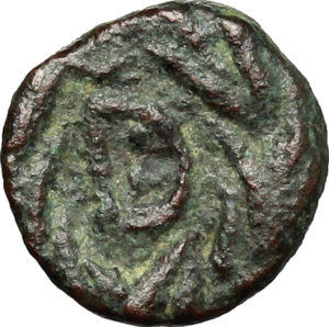 reverse: Vandals in North Africa. Gunthamund (484-496).. AE Nummus, Carthage mint, 484-496