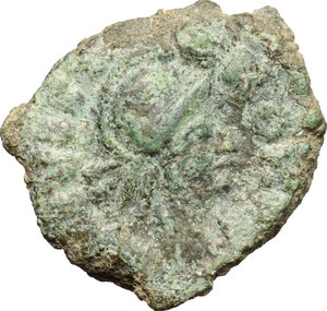 obverse: Ostrogothic Italy, Theoderic (493-526).. AE 40 Nummi, Rome mint, 493-526