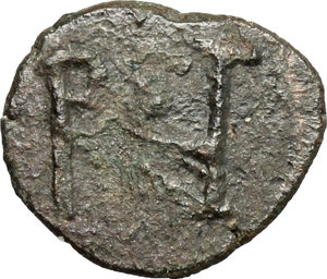 reverse: Ostrogothic Italy, Theoderic (493-526) (?). AE Nummus, Rome mint, 493-526
