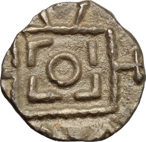 obverse: AR Sceat, Anglo-Saxon, Frisia, c. 695-740
