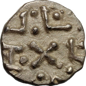 reverse: AR Sceat, Anglo-Saxon, Frisia, c. 695-740