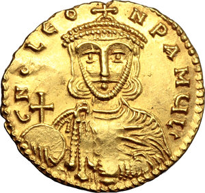 reverse: Constantine V (741-775).. Av Solidus, Constantinople mint, 741-775