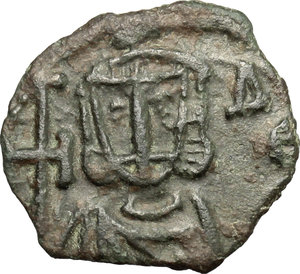 obverse: Theophilus (829-842).. AE Follis, Syracuse mint, 829-842