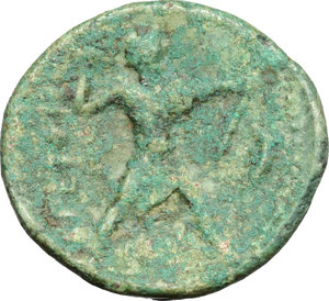 reverse: Bruttium, Brettii. AE half, about 215 BC