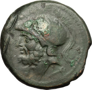 obverse: Bruttium, Brettii. AE double, 211-208 BC
