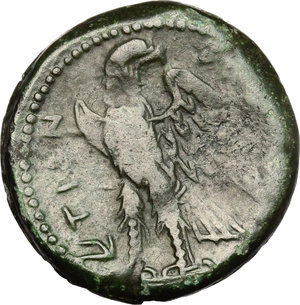 reverse: Bruttium, Brettii. AE Unit, 211-208 BC