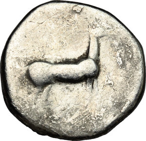 reverse: Bruttium, Kaulonia. AR Stater. 420-410 BC