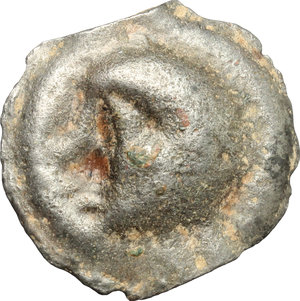 obverse: Gaul, Leuci. Cast Potin Unit, 100-50 BC