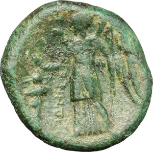reverse: Bruttium, Hipponium. AE, c. 296 BC