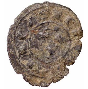 obverse: Regno di Sicilia. Corrado I (1250 - 1254). Denaro. 0.50 gr. - 16.5 mm. D:\ Croce patente. R:\ Nel campo RXE. Spahr 156. BB+