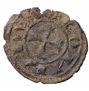 reverse: Regno di Sicilia. Corrado I (1250 - 1254). Denaro. 0.50 gr. - 16.5 mm. D:\ Croce patente. R:\ Nel campo RXE. Spahr 156. BB+