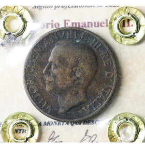 obverse: Vittorio Emanuele III. 10 Cent. 1924 BB