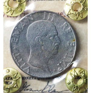 obverse: Vittorio Emanuele III. 50 Cent. 1940 SPL