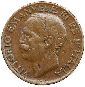 obverse: Vittorio Emanuele III. 5 Cent. 1925. BB PERIZIATA