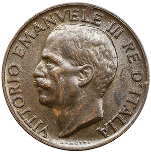 obverse: Vittorio Emanuele III. 5 Cent. 1926. SPL+ PERIZIATA