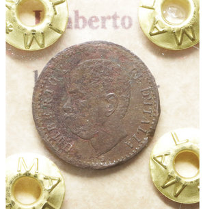 obverse: Umberto I. 1 centesimo. 1895. BB