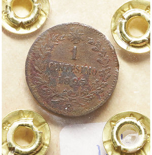 reverse: Umberto I. 1 centesimo. 1895. BB
