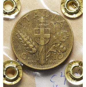 reverse: Vittorio Emanuele III. 5 Centesimi 1939. BB\SPL. Periziata