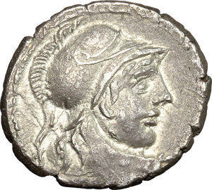 obverse: Cn. Cornelius Lentulus Clodianus.. AR Denarius, 88 BC