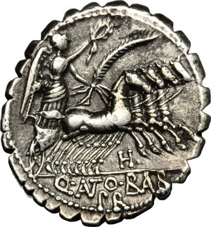 reverse: Q. Antonius Balbus.. AR Denarius, 83-82 BC