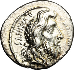 obverse: C. Memmius C.f.. AR Denarius, 56 BC