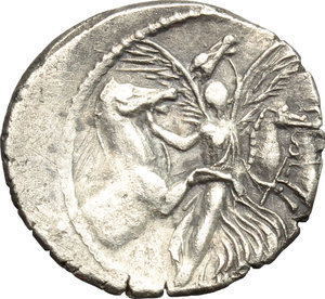 reverse: L. Plautius Plancus . AR Denarius, 47 BC