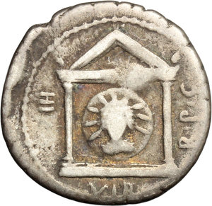 reverse: Mark Antony. AR Denarius, Uncertain mint, 42 BC