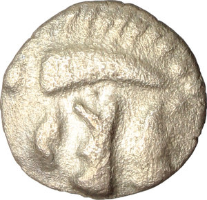 obverse: Britain, Durotriges. AR 1/4 Stater (later geometric type), 65 BC - 45 AD