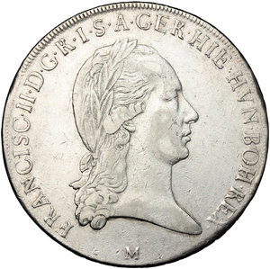 obverse: Austria.  Franz II/I (1792-1805-1835).. AR Kronentaler, Milan mint, 1794 M