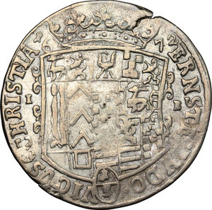 obverse: Germany.  Ernst and Ludwig Christian (1652-1710).. AR 1/3 Taler, Solberg-Wernigerode mint, 1667