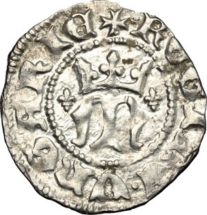 obverse: Hungary.  Maria (1382-1387).. AR Denar, 1382-1387