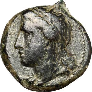 obverse: Bruttium, The Brettii. AE 20mm, c. 270 BC