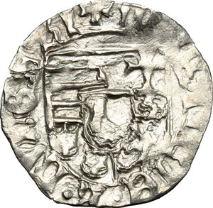 obverse: Hungary.  Matthias Corvinus (1458-1490).. AR Denar, Kremnitz mint, K-P