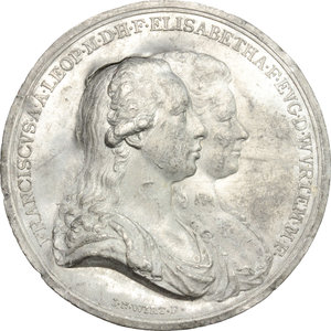 obverse: Tin medal, Württemberg, 1788