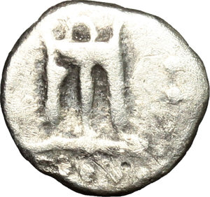 obverse: Bruttium, Kroton. AR Triobol, 425-350 BC