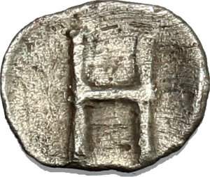 reverse: Bruttium, Kroton. AR Hemiobol, 460-440 BC