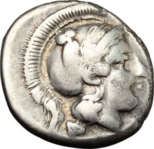 obverse: Central and Southern Campania, Hyrietes.. AR Stater, 400-390 BC