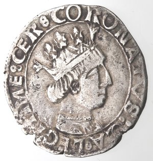 obverse: Napoli. Ferdinando I. 1458-1494. Coronato senza sigle. Ag. 