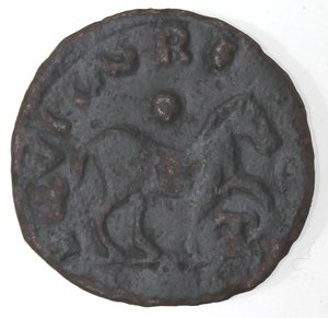reverse: Napoli. Ferdinando I. 1458-1494. Cavallo. Ae. 