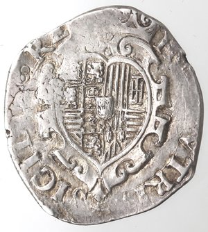 reverse: Napoli. Filippo IV. 1621-1665. Tarì 1622. Ag. 
