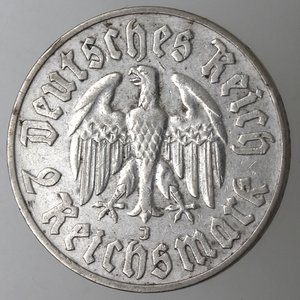obverse: Germania. 2 Marchi 1933. Ag 625. 